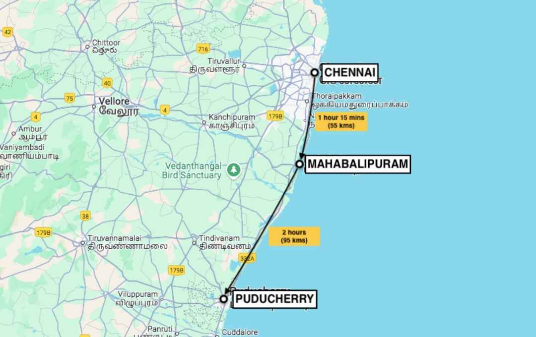 Pondicherry 2 Days Itinerary from Chennai